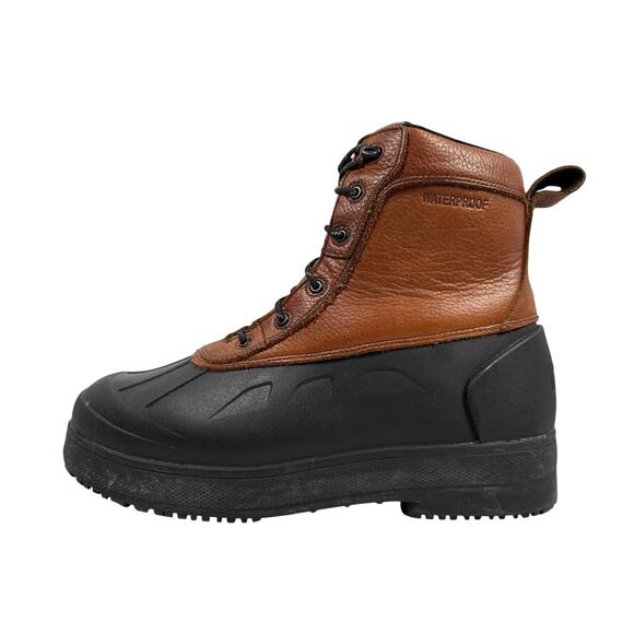 Iron Age Compound Work Boots Composite Toe‎ Mens 13 Extra Wide WP Tan Leather main image 9